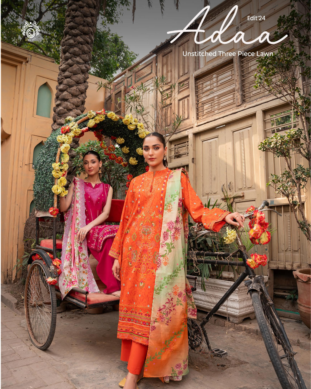 Guljee - Adaa Collection (Unstitched)