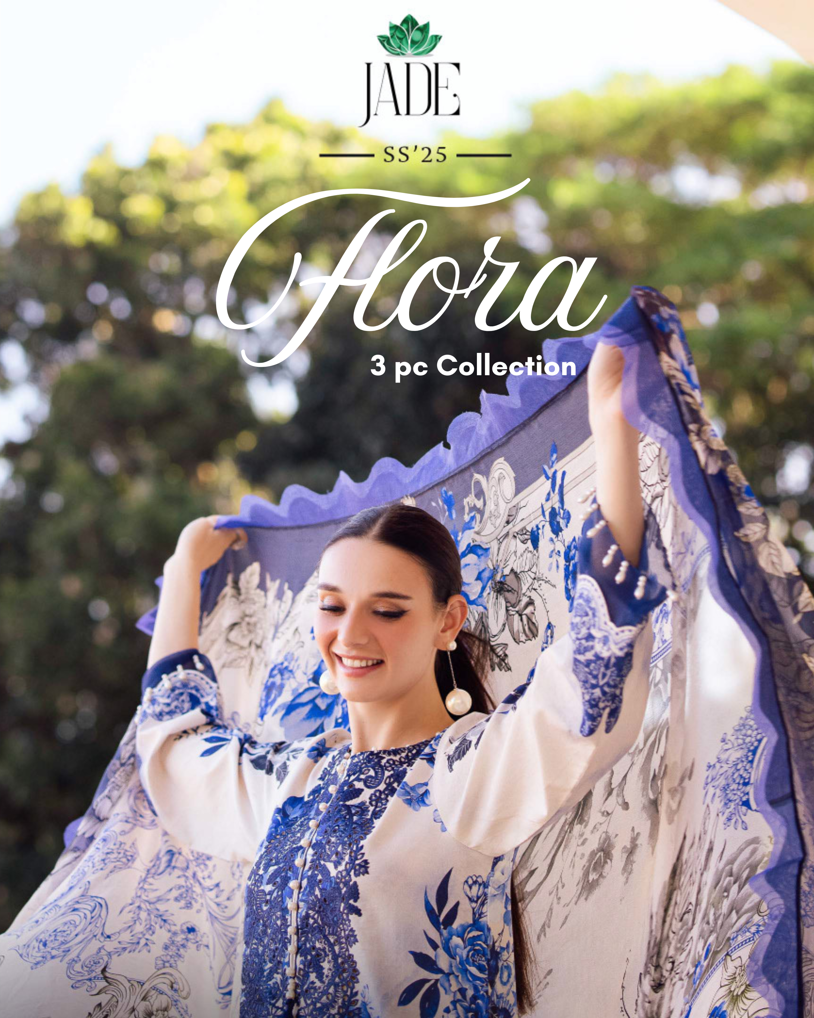 Jade SS'25 Flora Collection - Unstitched