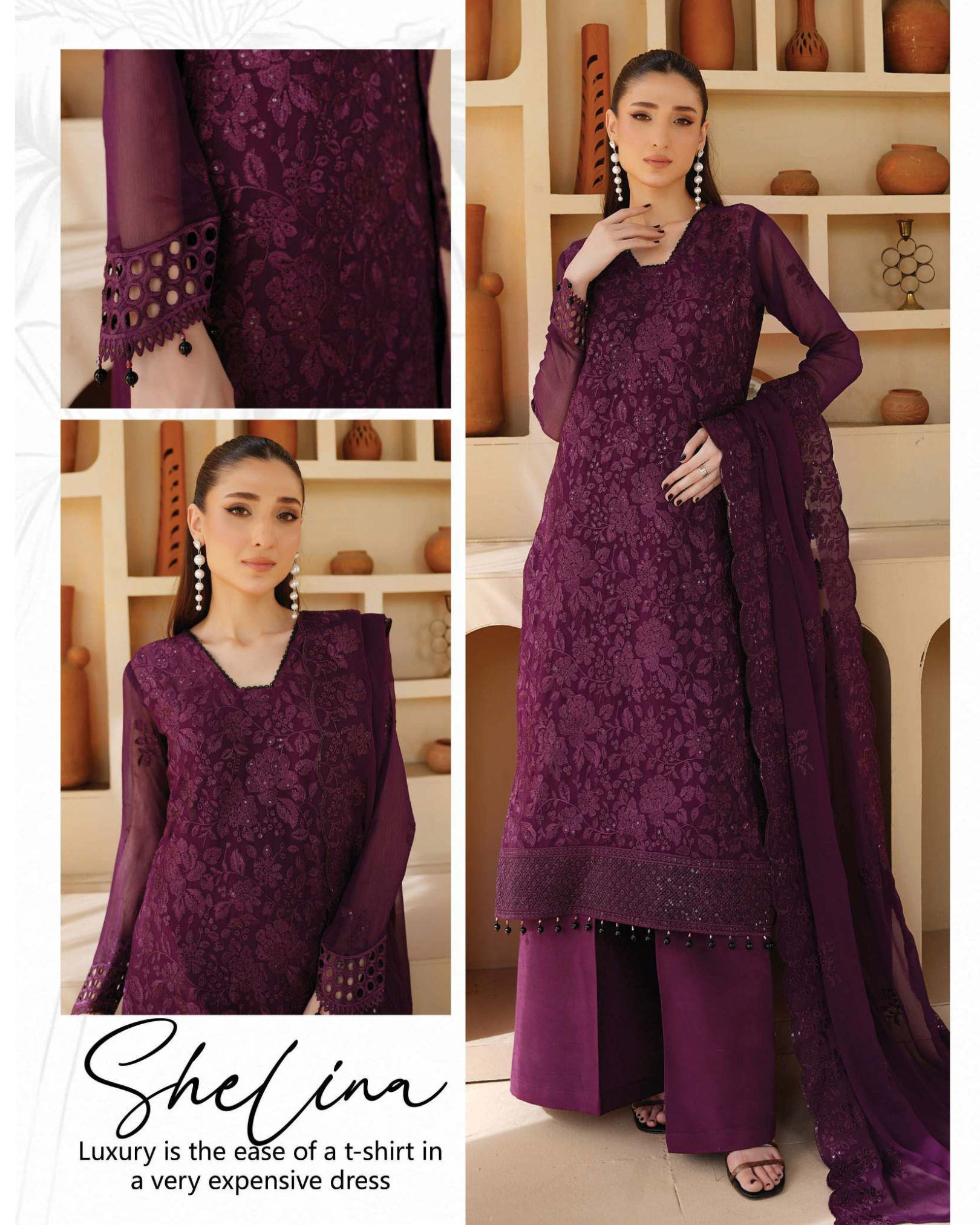 Maryam - Afsaneh Vol-06 (Unstitched) | Shelina