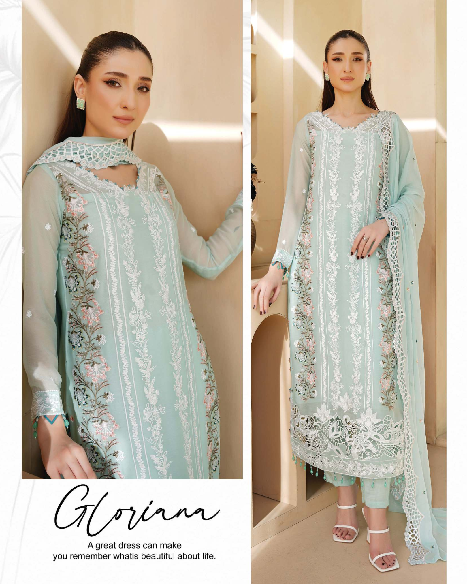 Maryam - Afsaneh Vol-06 (Unstitched) | Gloriana