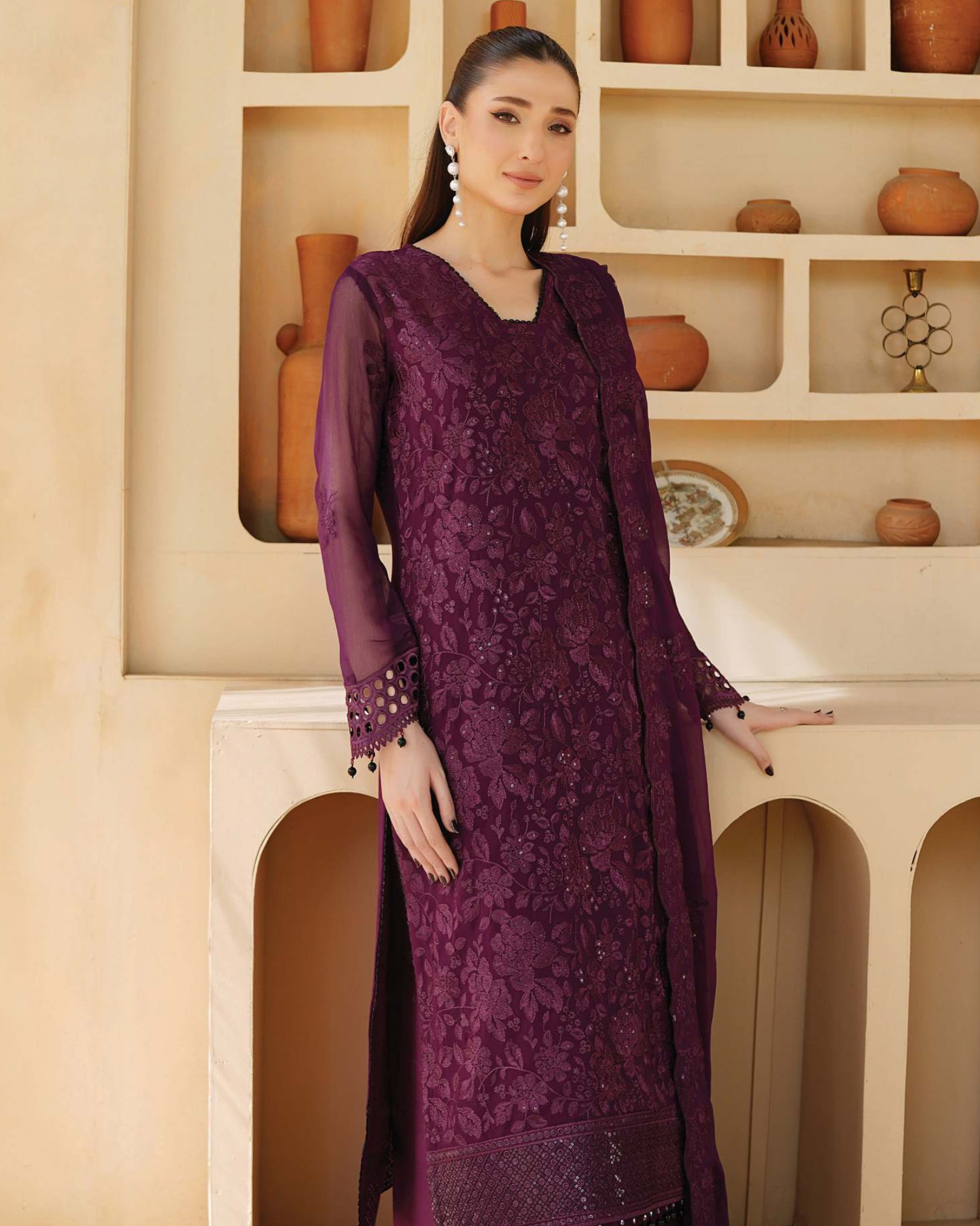 Maryam - Afsaneh Vol-06 (Unstitched) | Shelina