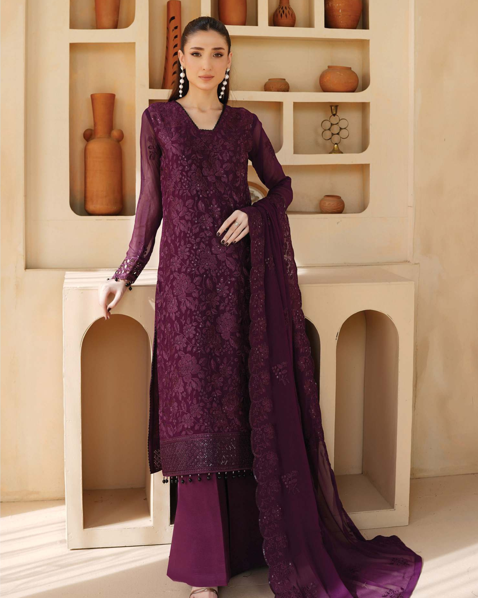 Maryam - Afsaneh Vol-06 (Unstitched) | Shelina
