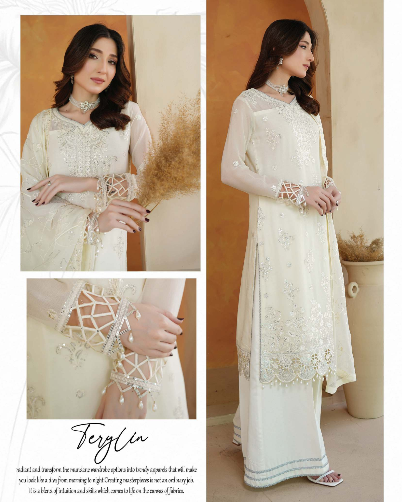 Maryam - Afsaneh Vol-06 (Unstitched) | Terylin