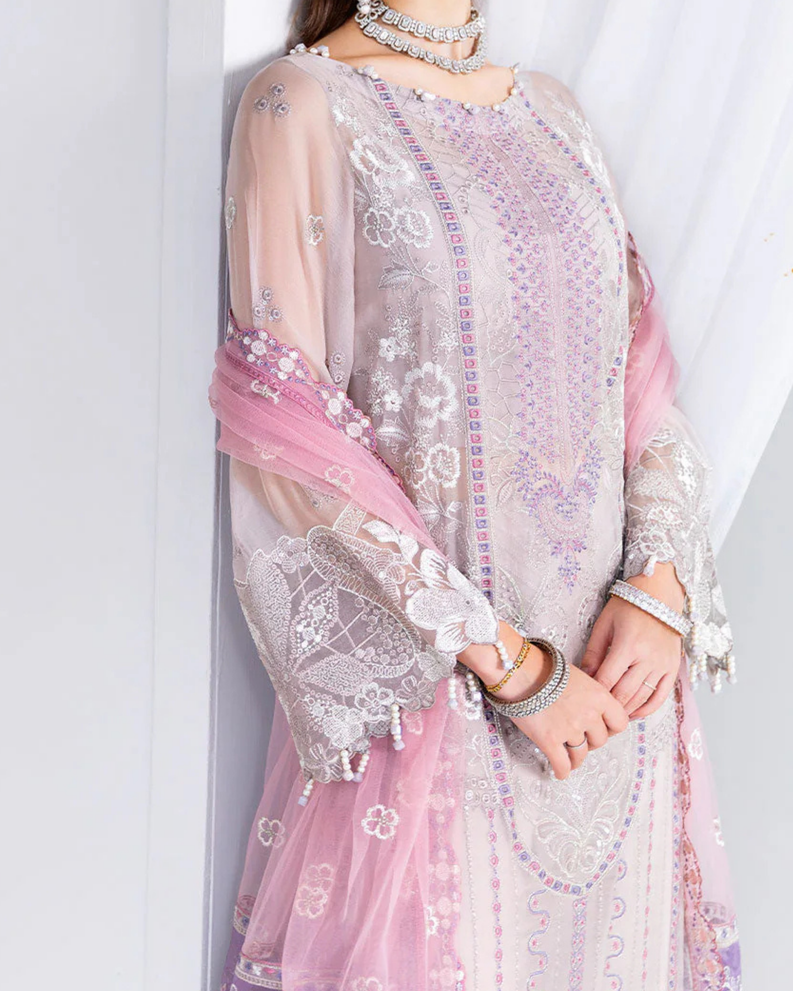 Ramsha - Arzoo Festive Chiffon Collection Vol 2 (Unstitched) | U-209