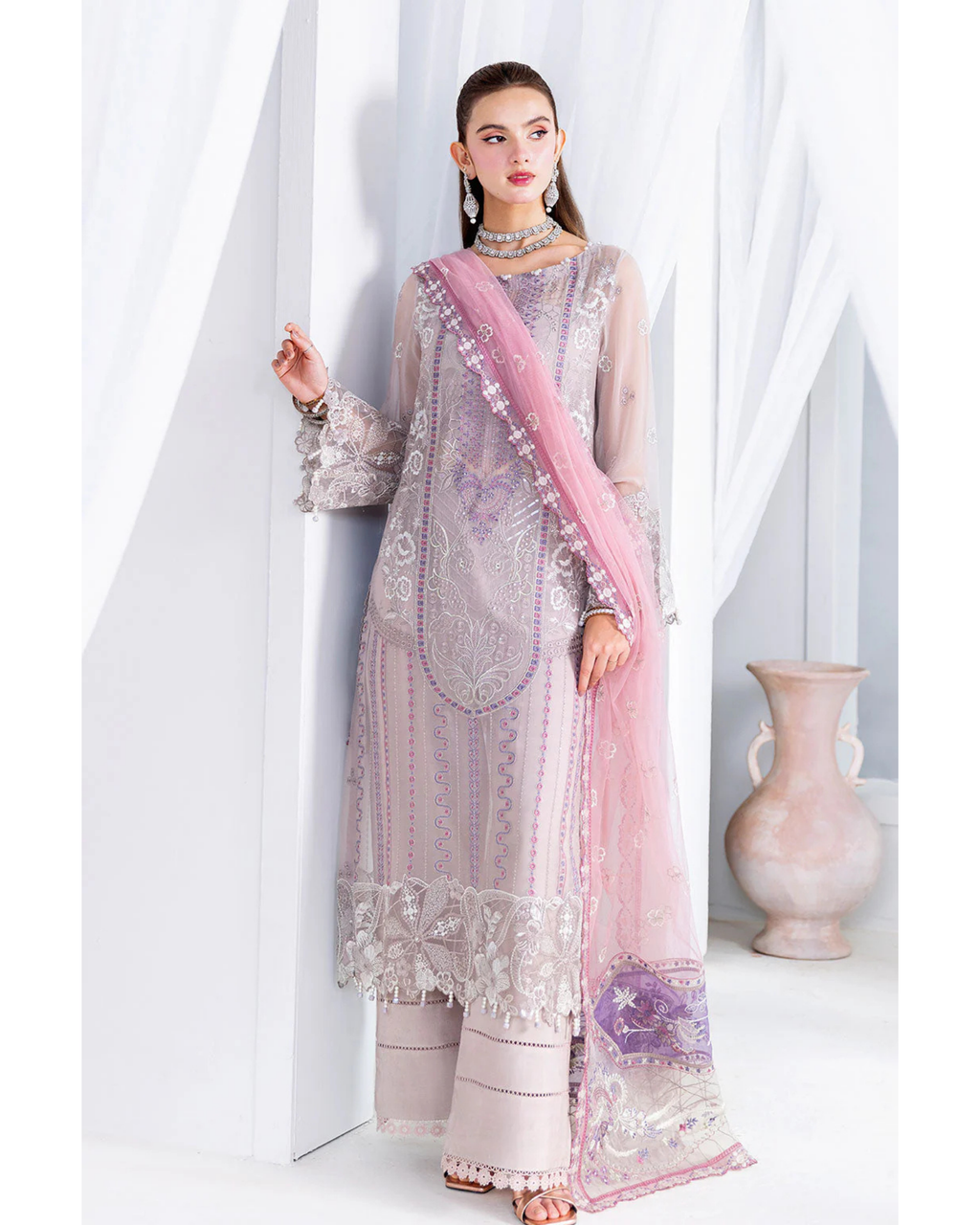 Ramsha - Arzoo Festive Chiffon Collection Vol 2 (Unstitched) | U-209