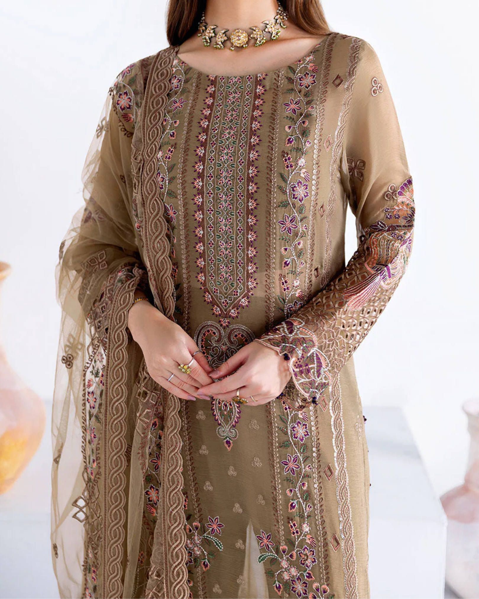 Ramsha - Arzoo Festive Chiffon Collection Vol 2 (Unstitched) | U-210