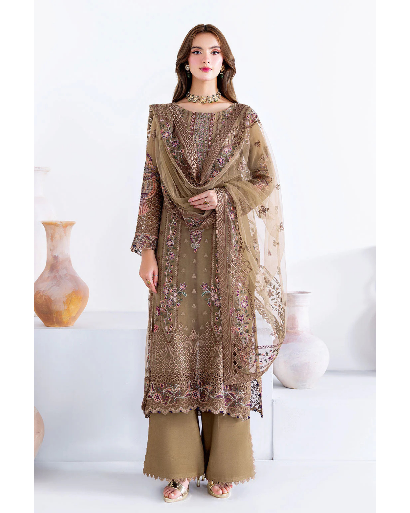 Ramsha - Arzoo Festive Chiffon Collection Vol 2 (Unstitched) | U-210