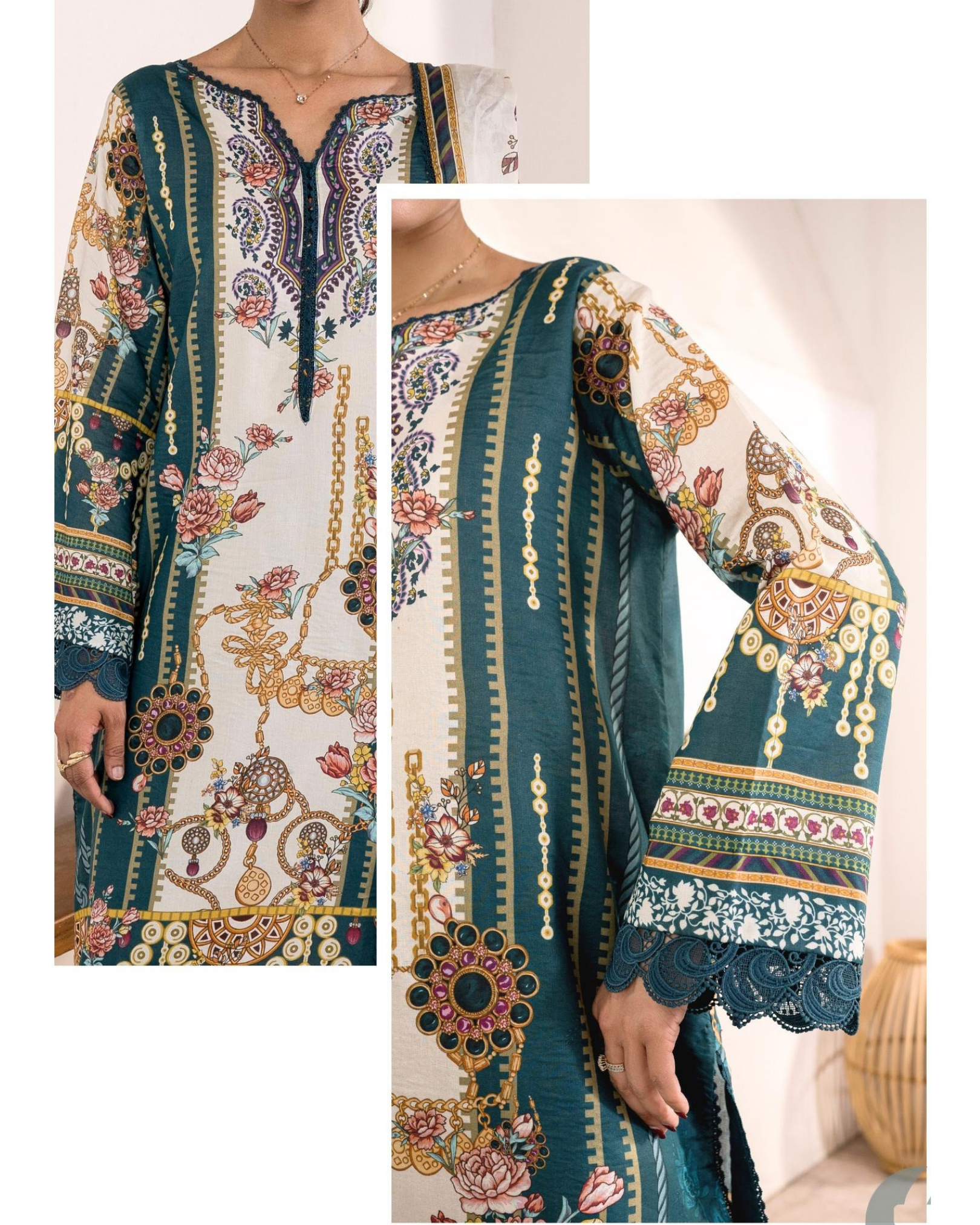 Firdous - Bloom Lawn Collection Vol.5 (Unstitched) | F-09 |