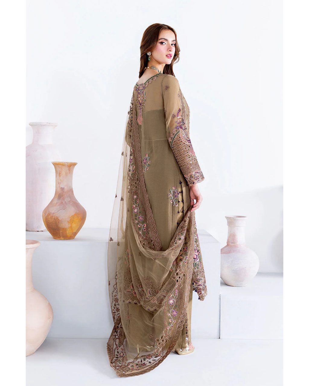 Ramsha - Arzoo Festive Chiffon Collection Vol 2 (Unstitched) | U-210
