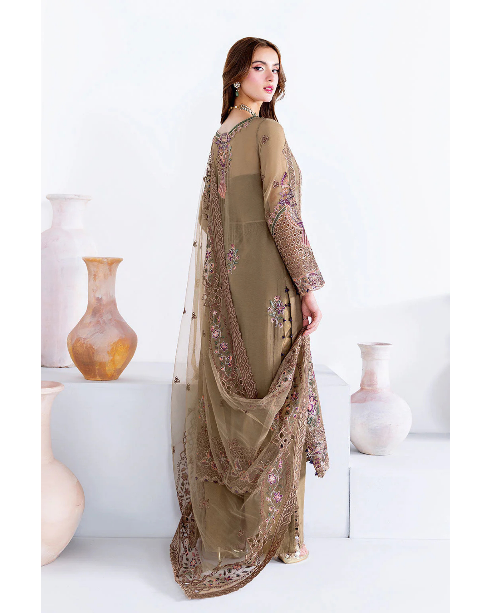 Ramsha - Arzoo Festive Chiffon Collection Vol 2 (Unstitched) | U-210